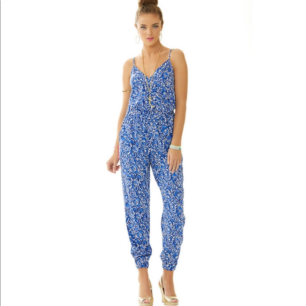 EUC LILLY PULITZER MELBA JUMPSUIT